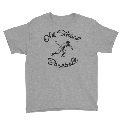 Old School Baseball Vintage Themed Youth Short Sleeve T-Shirt