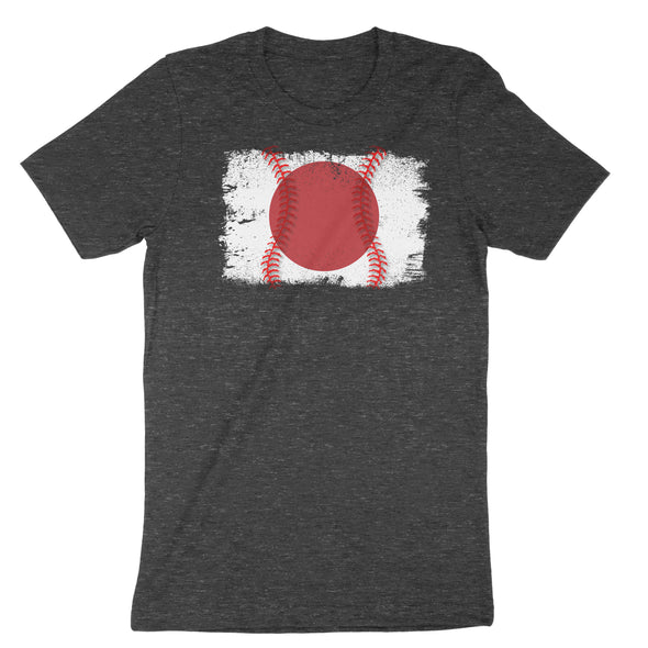 Japan Flag Baseball T-Shirt