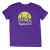 Softball Kinda Girl Fastpitch Themed T-Shirt