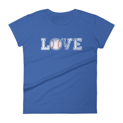 LOVE Baseball Women's short sleeve t-shirt