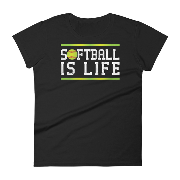 Softball Is Life Fastpitch Women's T-Shirt