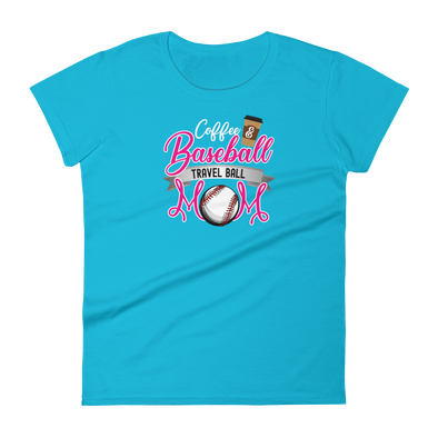Baseball Mom Scripted Women's Short Sleeve T-Shirt 