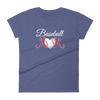 Baseball Mom Scripted Women's Short Sleeve T-Shirt