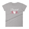 Baseball Mom Scripted Women's Short Sleeve T-Shirt